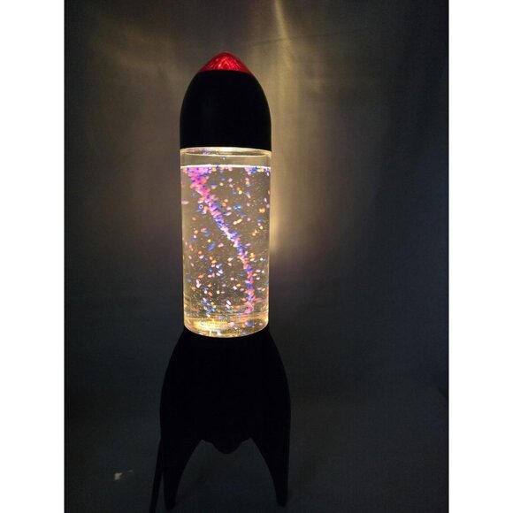 Vintage Kenart Cyclone Tornado Water Lamp Rocket Ship – Space Decor- Retro - Picture 3 of 14